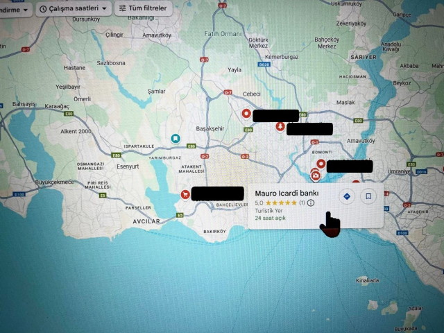 Google Haritalar'da İşaretlendi