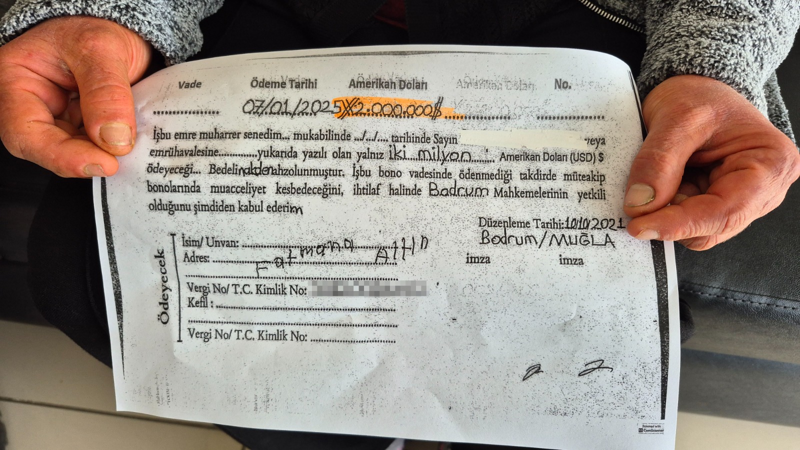 2 milyon dolar borçlu oldukları iddia edildi