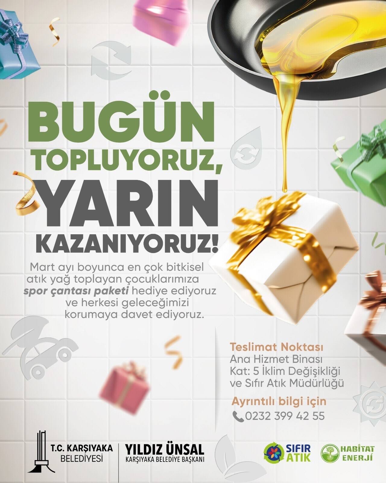 Karşıyaka atık yağ kampanyası