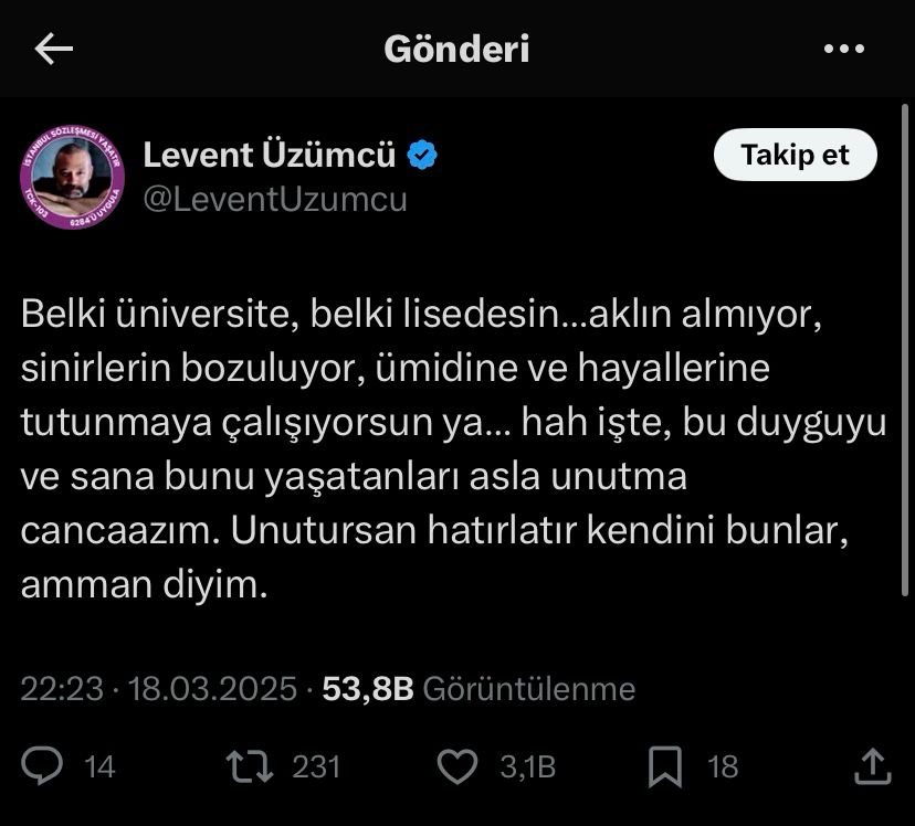 "Bunu Yaşatanları Unutma"