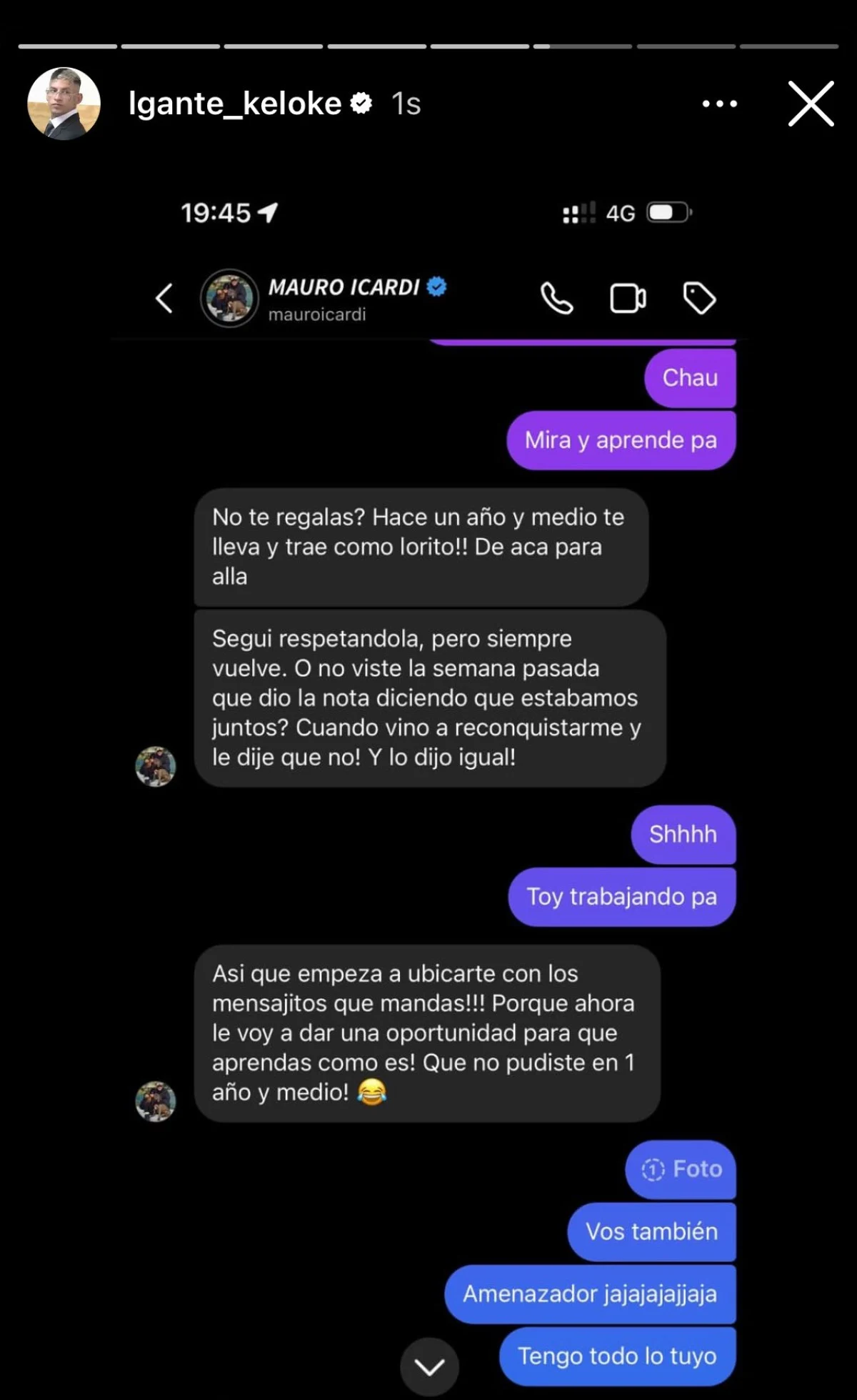 Icardi'den, L-Gante'ye: "Kuklalarla kavga etmem ben"