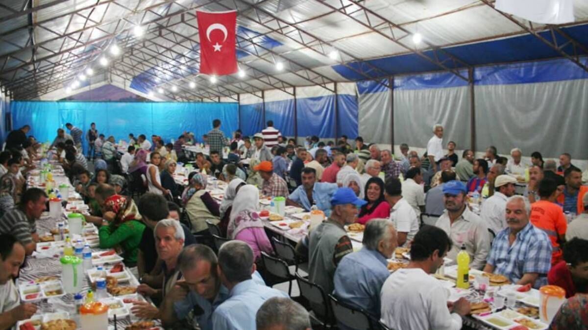 Diğer yerlerde kurulan iftar çadırları aşağıdaki gibidir;