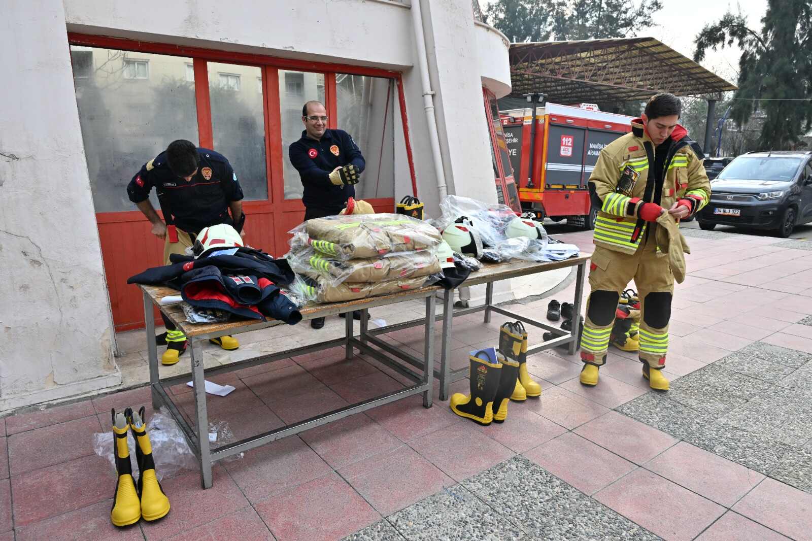 Manisa itfaiye ekipmanı