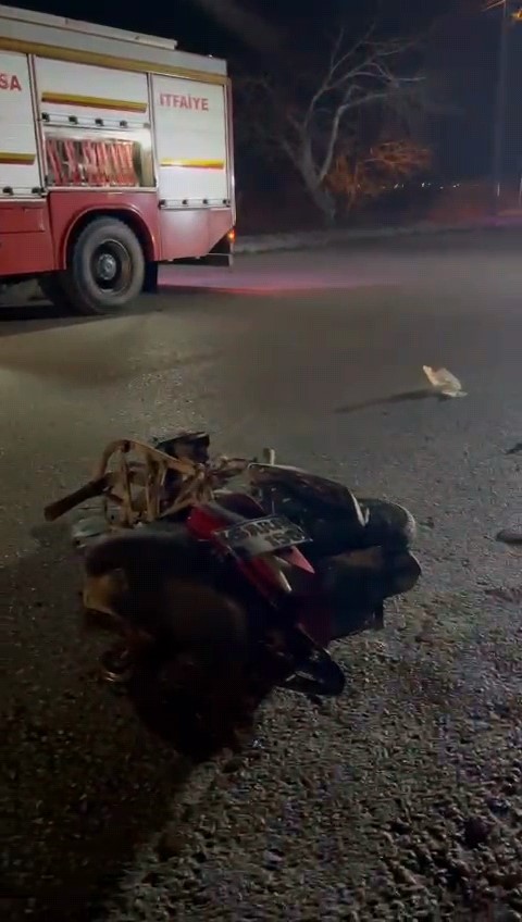 Motosiklet Kazası 1 Ölü