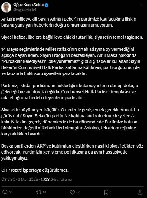 Oğuz Kaan Salıcı Twit
