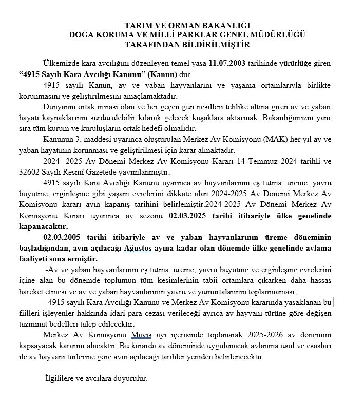 Yasağa uymayanlara cezai işlem