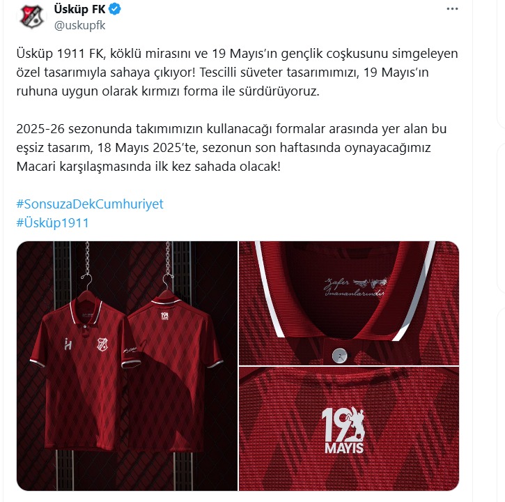 19 Mayıs ruhu sahaya yansıyacak