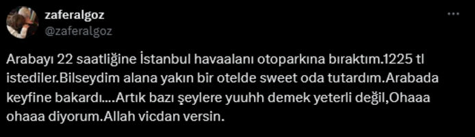 Daha önce İSPARK’ı da eleştirmişti