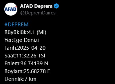 Kaç kilometre mesafede oldu?