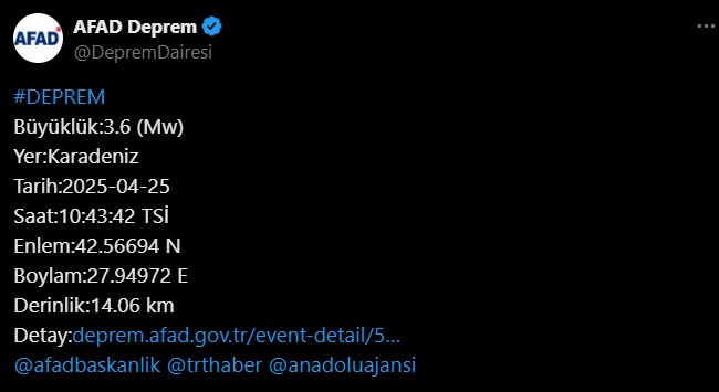 Depremin etkileri sınırlı kaldı