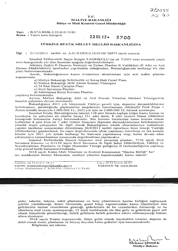 yanıt deprem vergisi