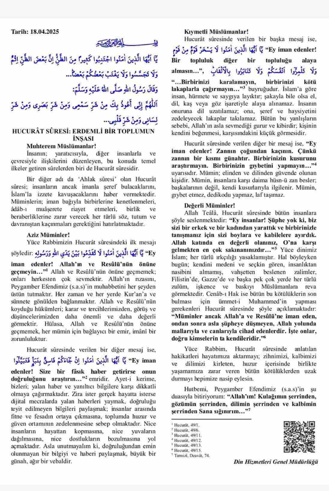 'Yalan haber' uyarısı