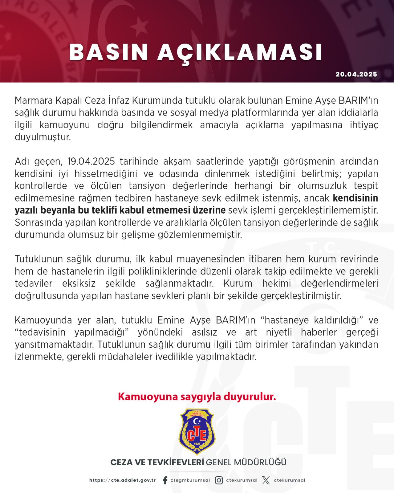 Rutin kontrolleri aksatılmıyor