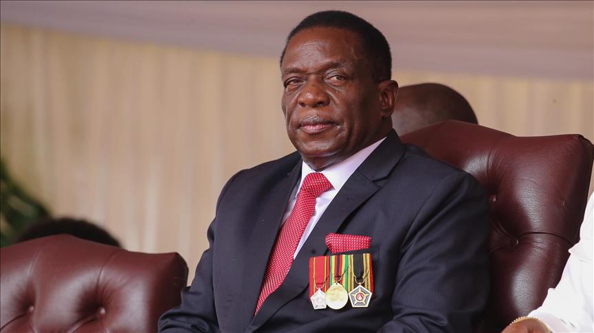 Zimbabve Devlet Başkanı Emmerson Mnangagwa