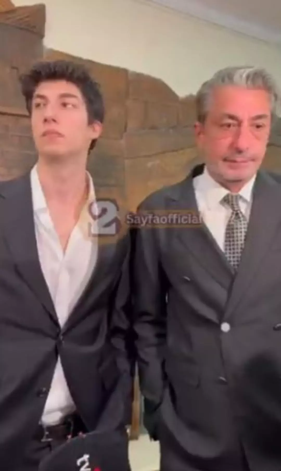 Baba oğul geceye damga vurdu