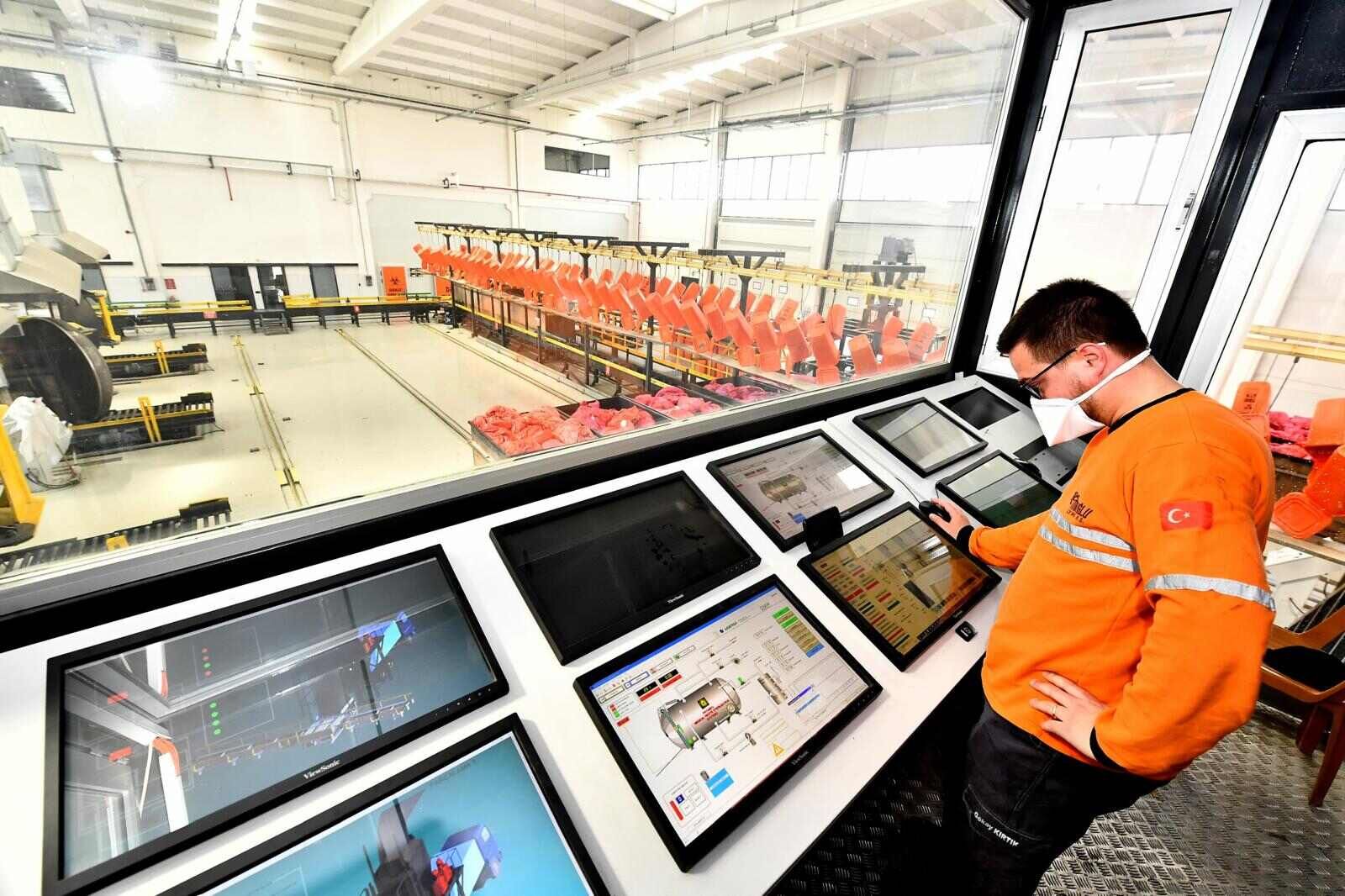 modern tıbbi atık sterilizasyon tesisi