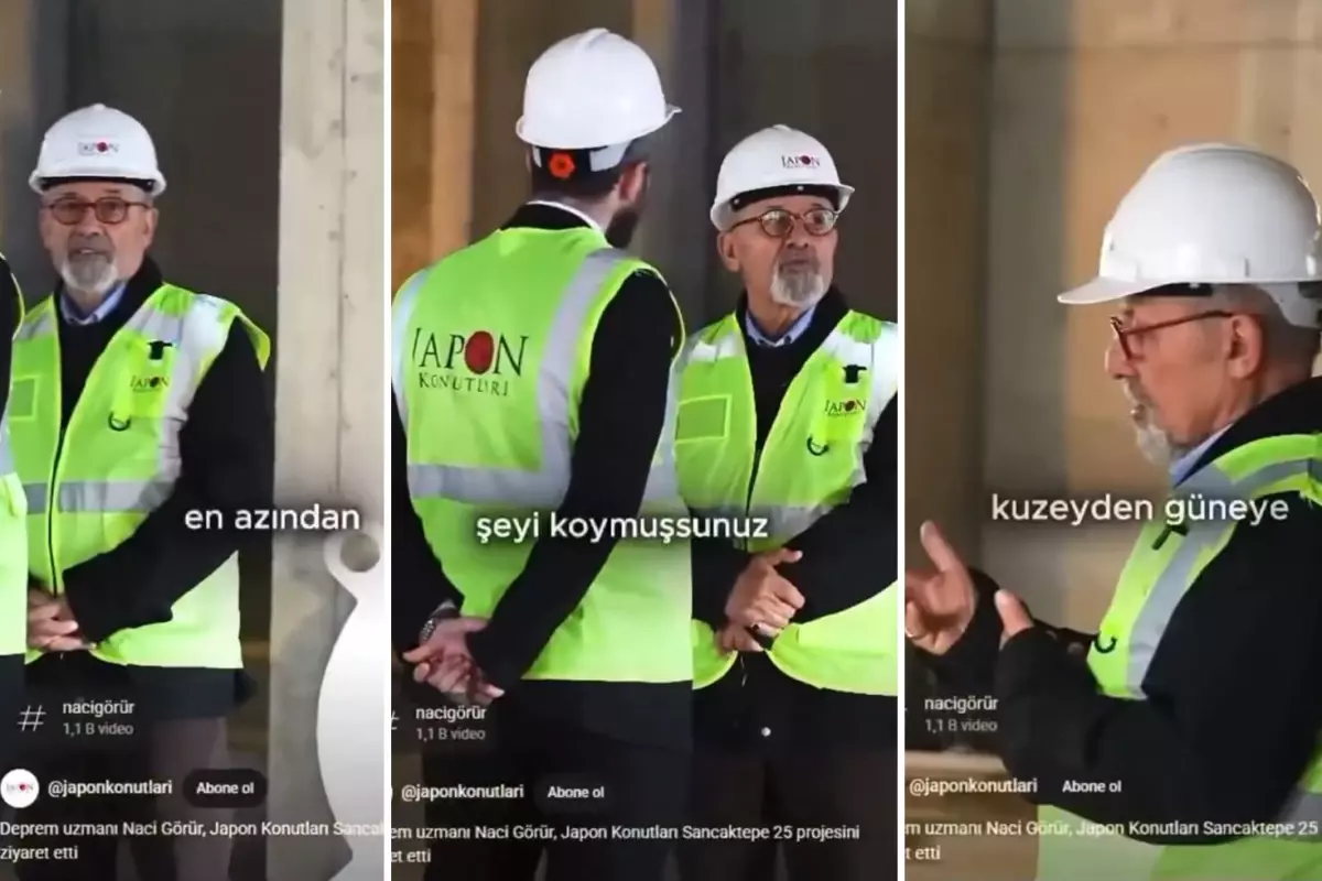 Naci Görür'ün Tepki Çeken Görüntüleri