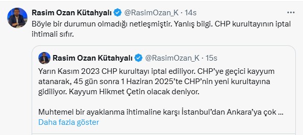ROK kendi iddiasını yalanladı