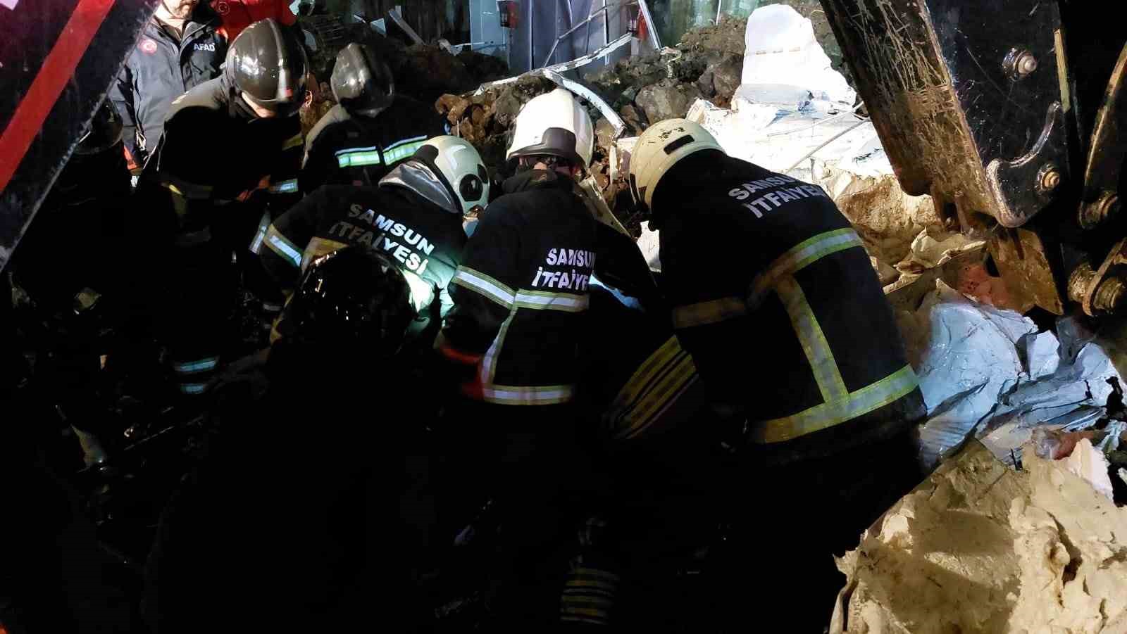 Samsun Canik Heyelan Son Dakika