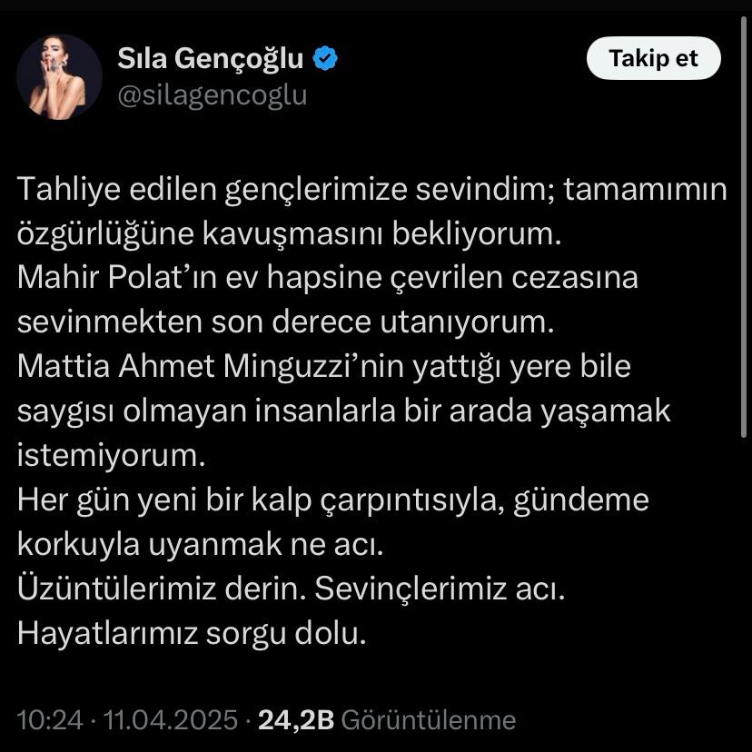 “Saygısız insanlarla yaşamak istemiyorum”