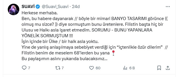 Suavi'den geri adım