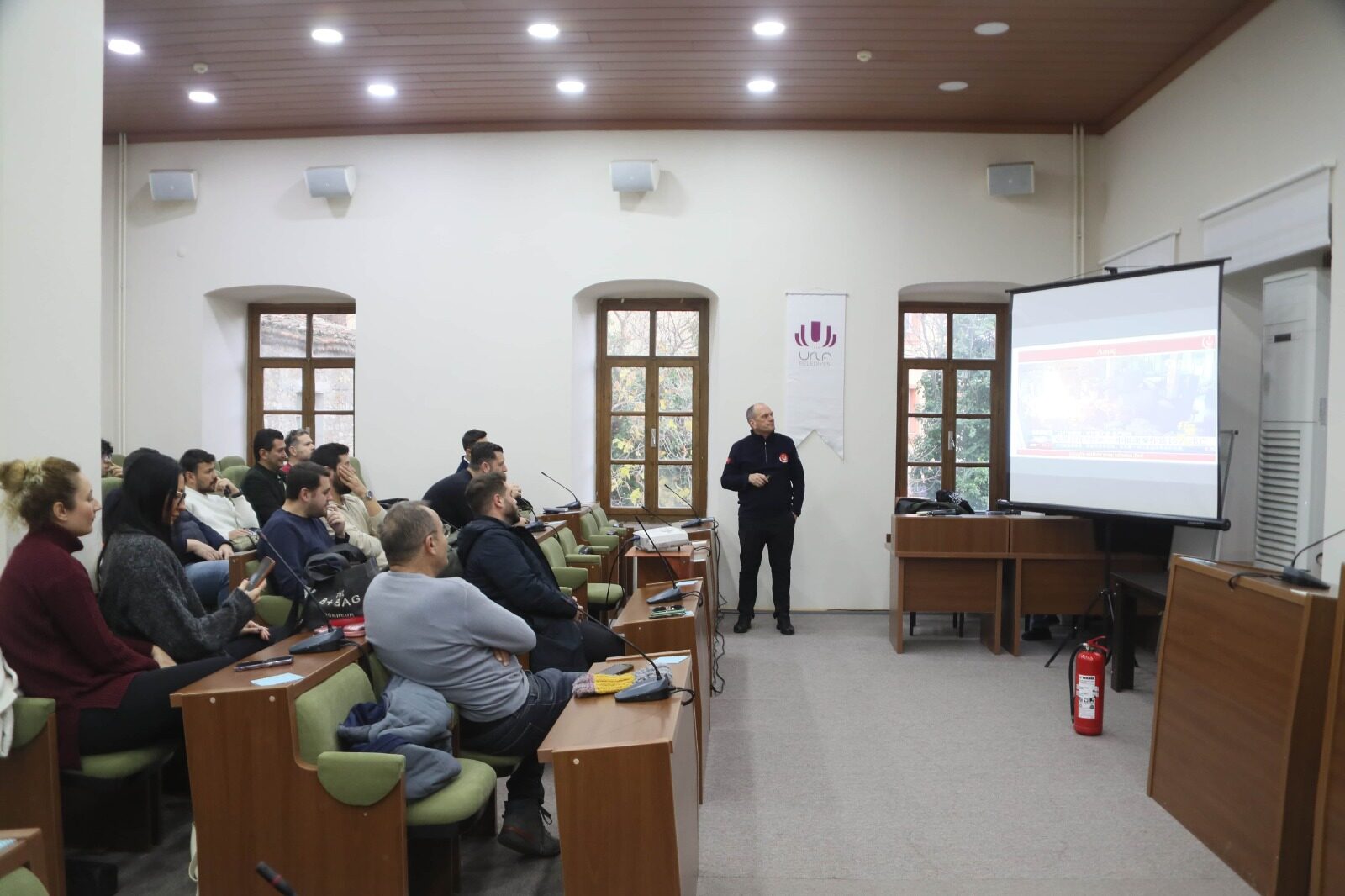 Urla Yangın eğitimi