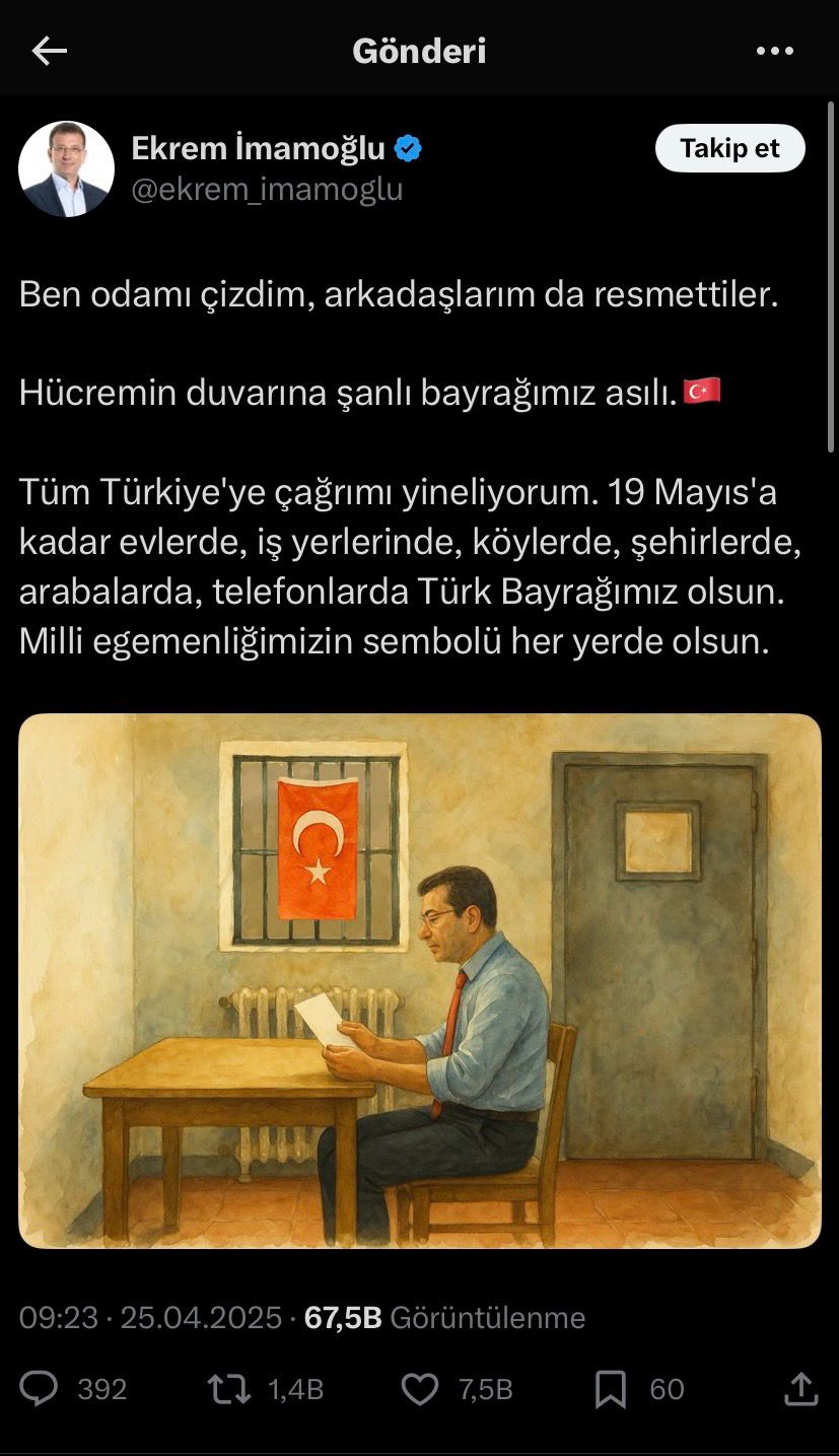 "Bayrak her yerde olsun"