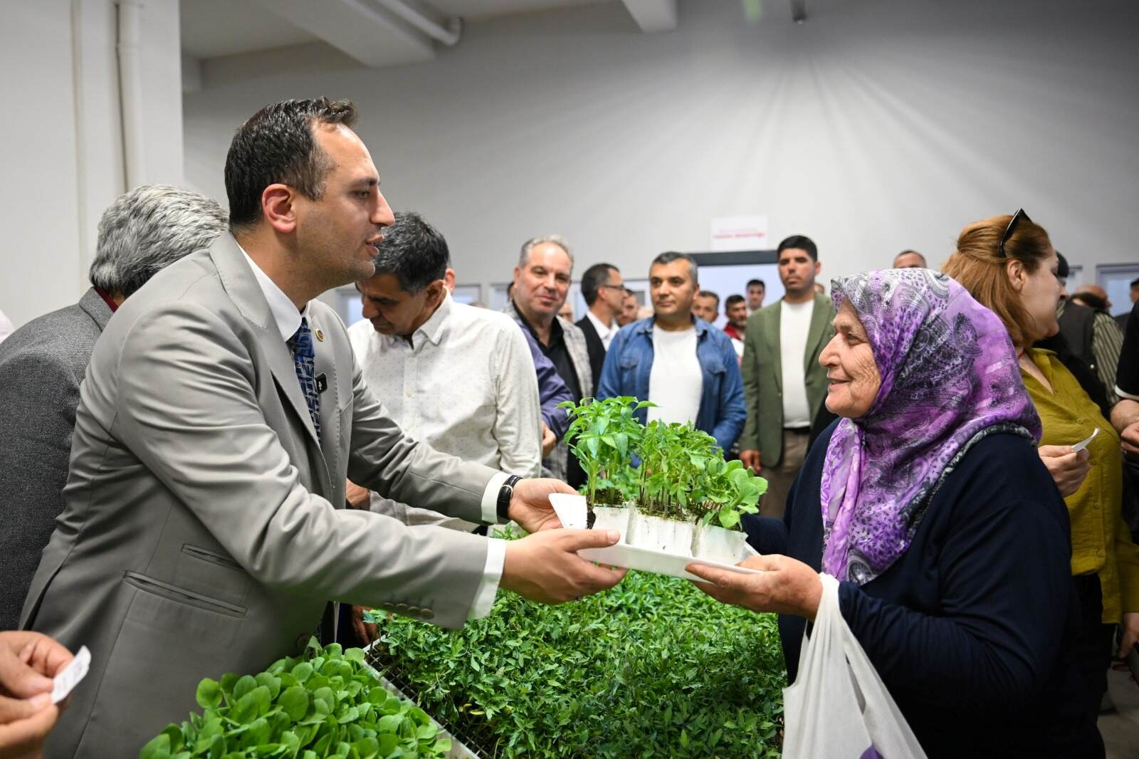 Yazlık Sebze Fidesi Dağıtım Töreni