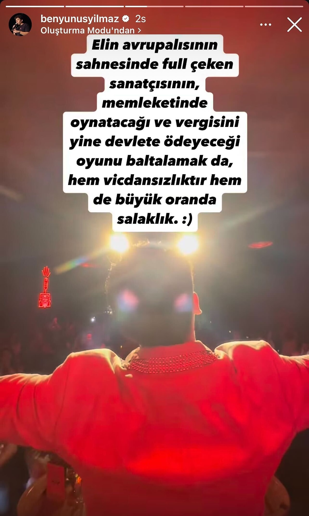 Komedyen Yunus Yılmaz: “Sahnemiz Elimizden Alındı”