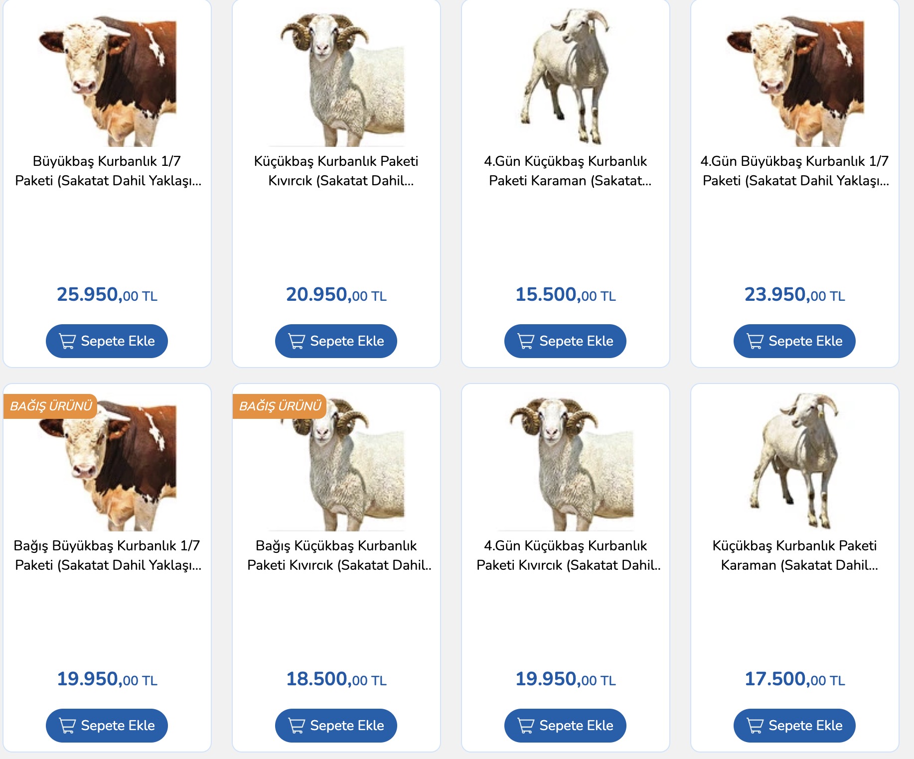 Carrefour Kurbanlik Fiyatlari