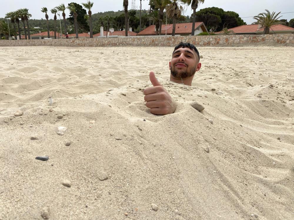 “Sıcaktan kuma girdim”