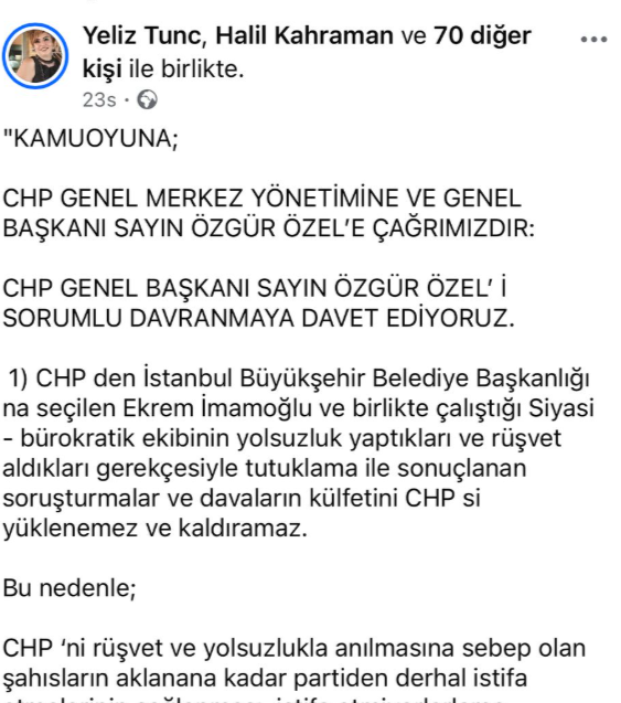 parti içi muhalefet