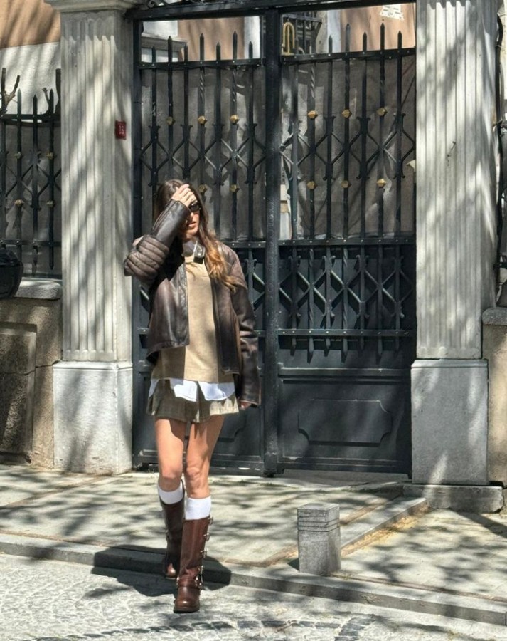 Sokak stiliyle beğeni toplamıştı