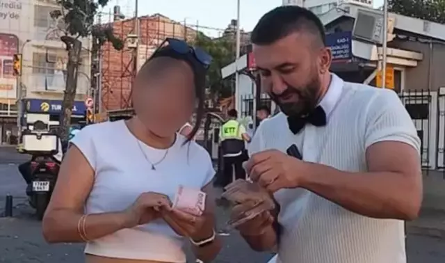 Sosyal medyada para dağıtıyordu