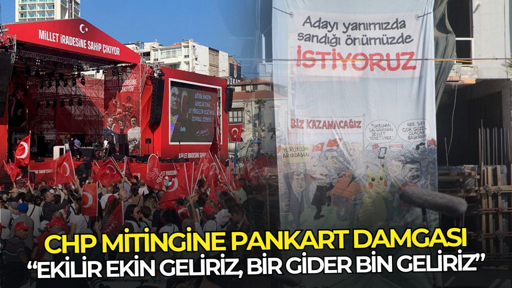 Gündoğdu Meydanı'ndan iktidara pankartlı mesaj: Ekilir ekin geliriz, bir gider bin geliriz!