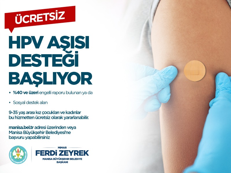 HPV Aşısı Desteği