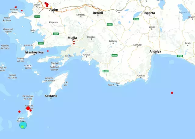 Muğla'da Deprem Oldu