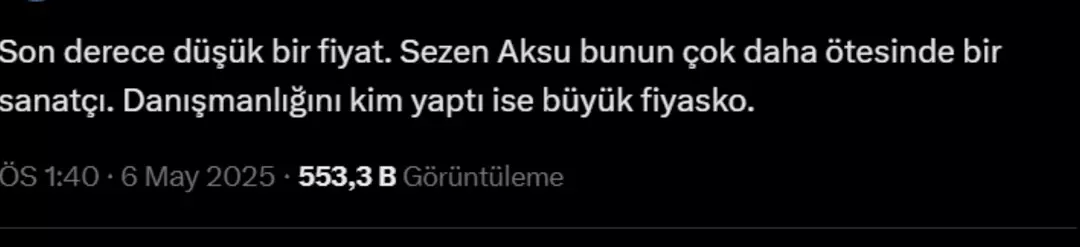 "Bu fiyat düşük"