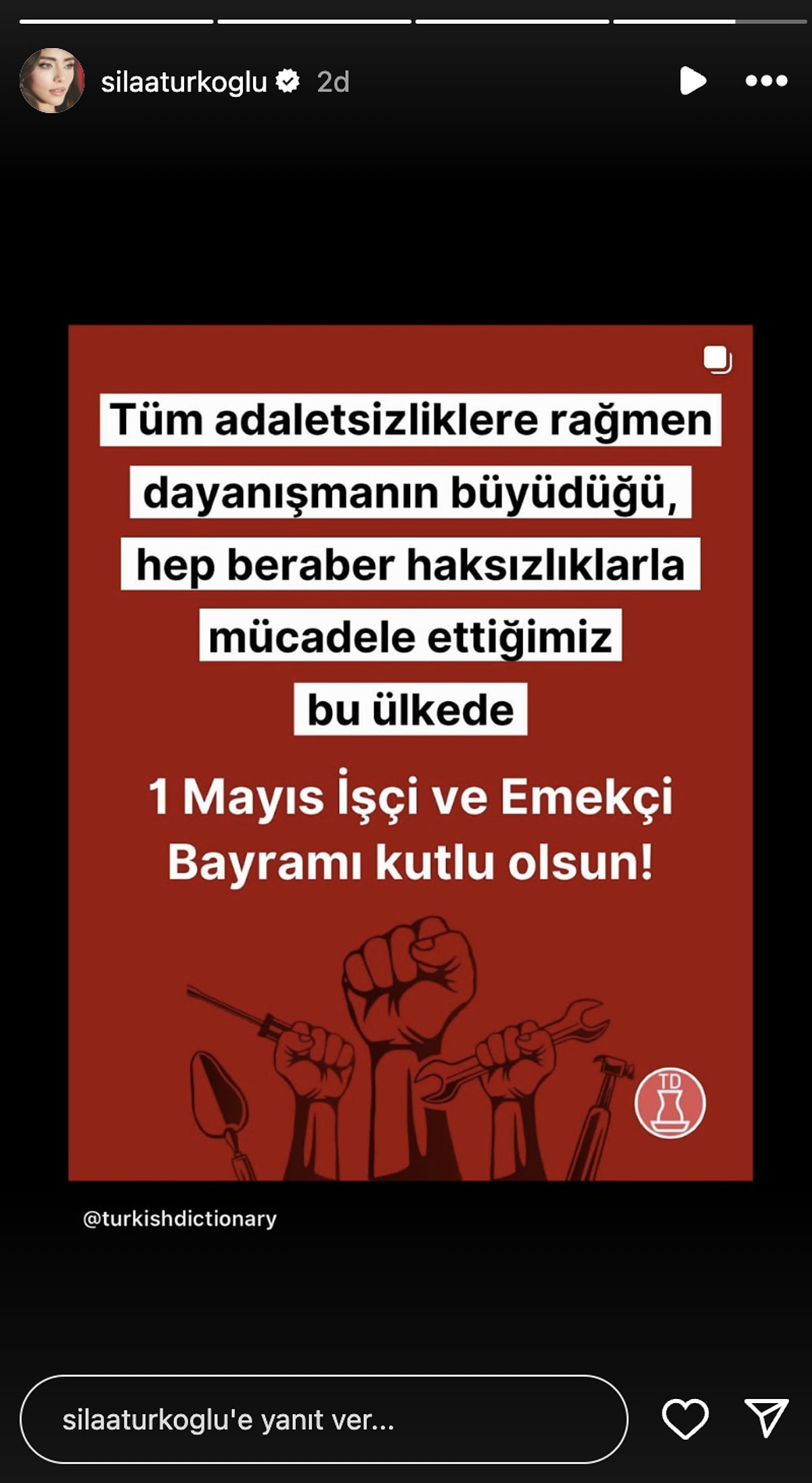 sıla türkoğlu 1 nayıs