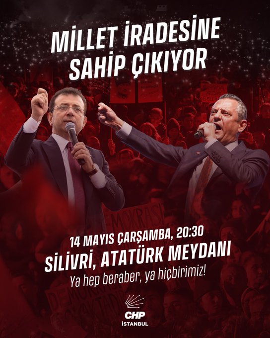 Silivri mitingine davet