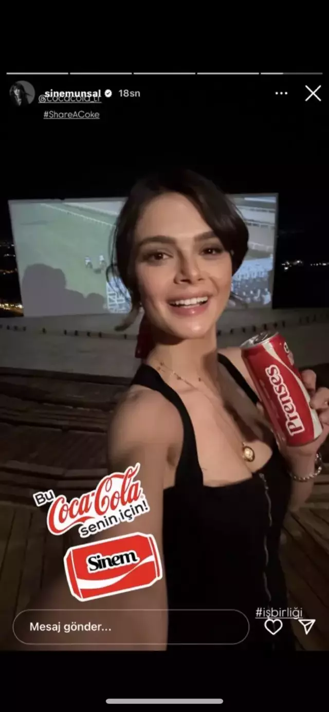Sinem Ünsal da paylaştı