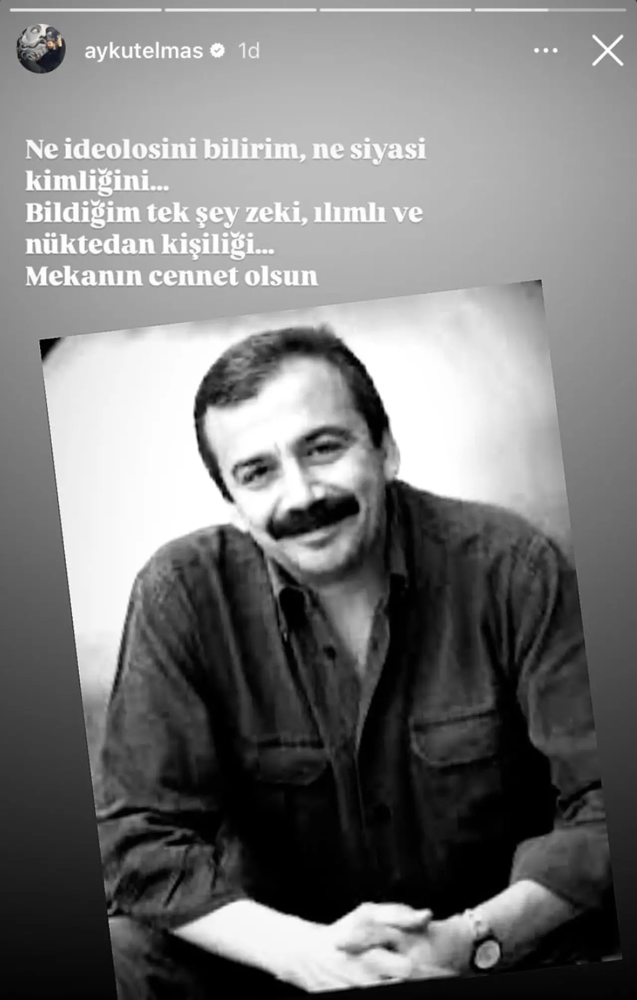 “Ne ideolojisini bilirim ne siyasi kimliğini”