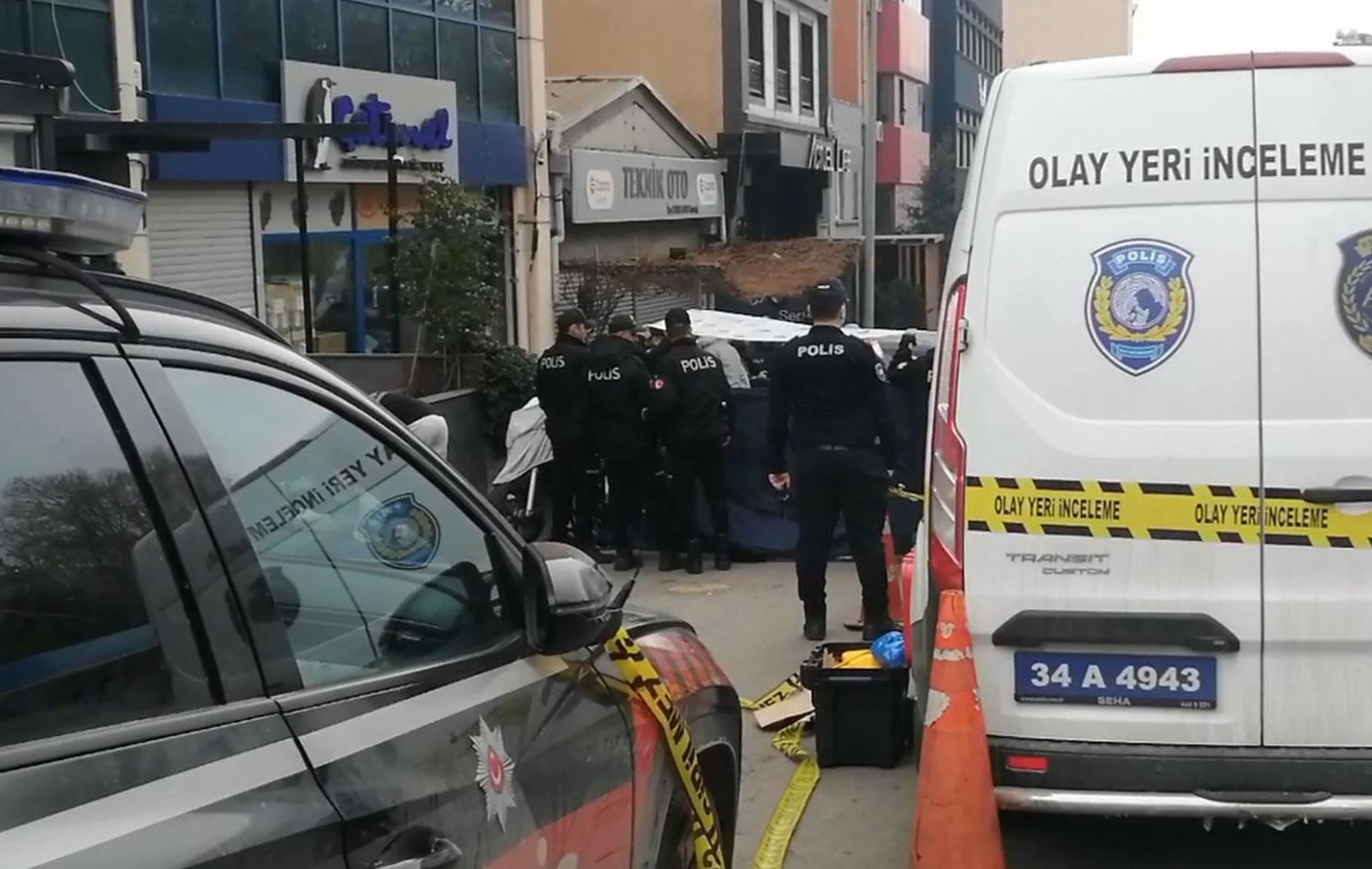 Kurşun yağmuruna tutuldu