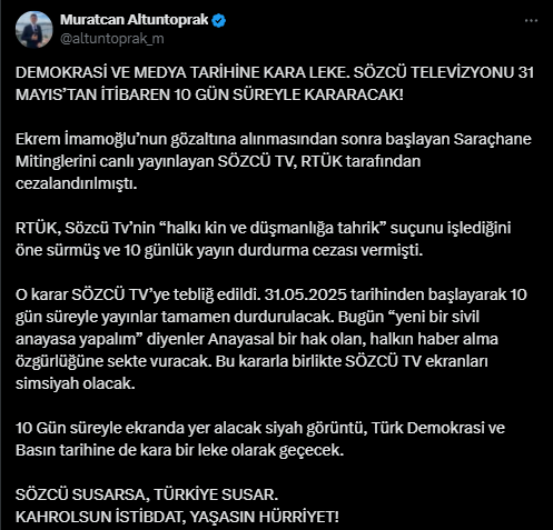 Sözcü Muhabir Paylaşım