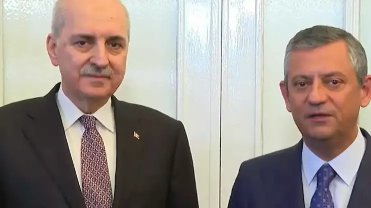 Tbmm Başkanı Kurtulmuş, Chp Lideriözel'i Ziyaret Etti