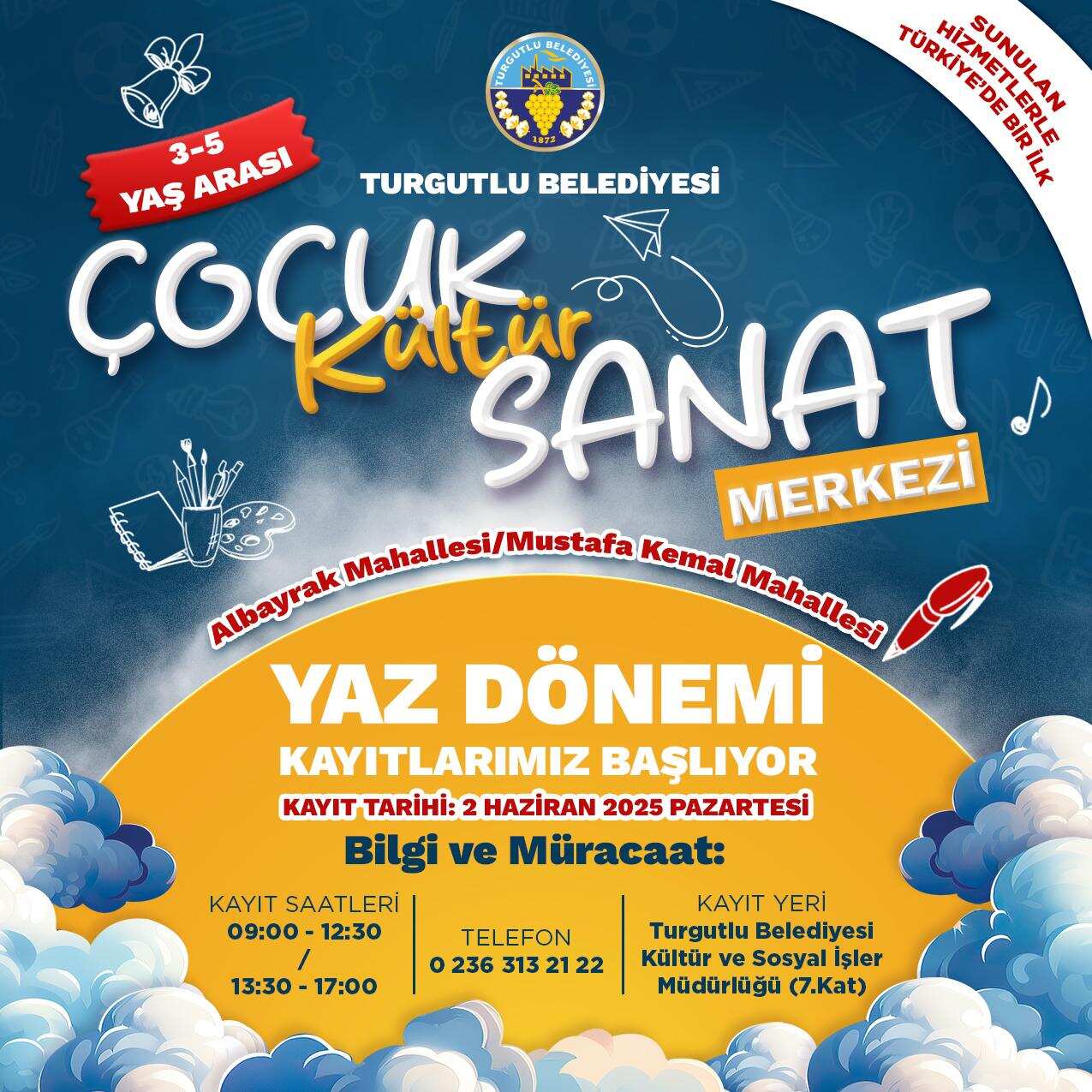 Turgutlu Belediyesi Çocuk Kültür Sanat Merkezleri