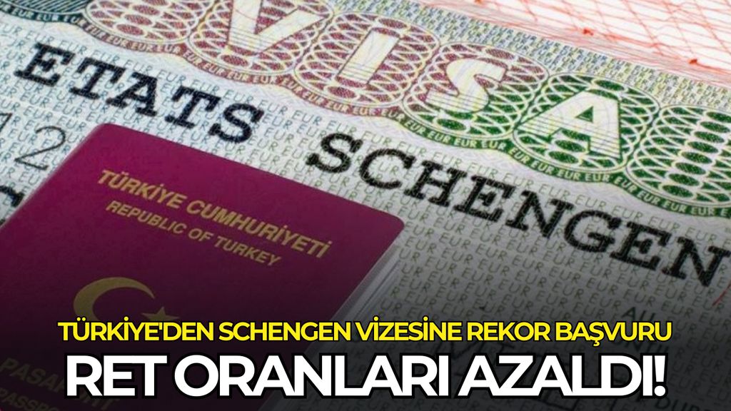 Türkiye'den Schengen vizesine rekor başvuru: ret oranları azaldı!