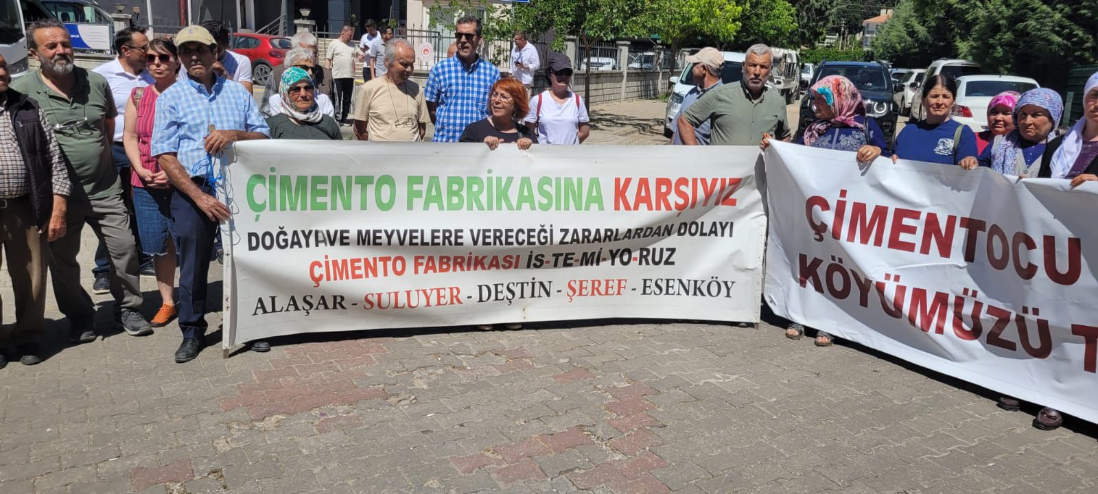 muğla çimento fabrikasına hayır