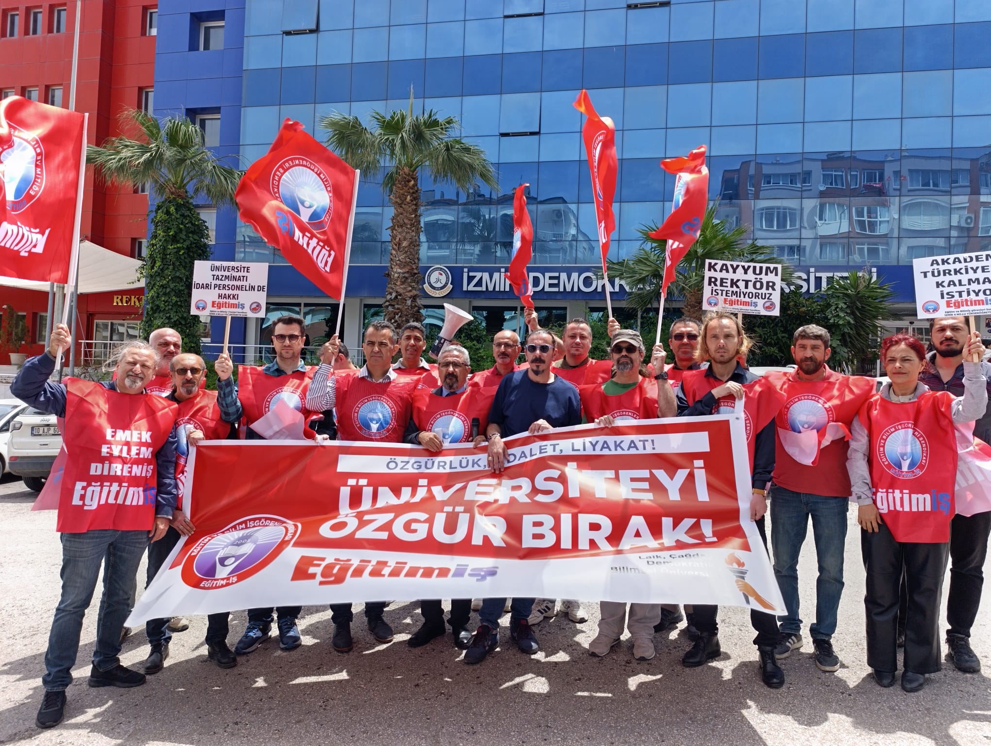 eğitim iş demokrasi ünv basın açıklaması