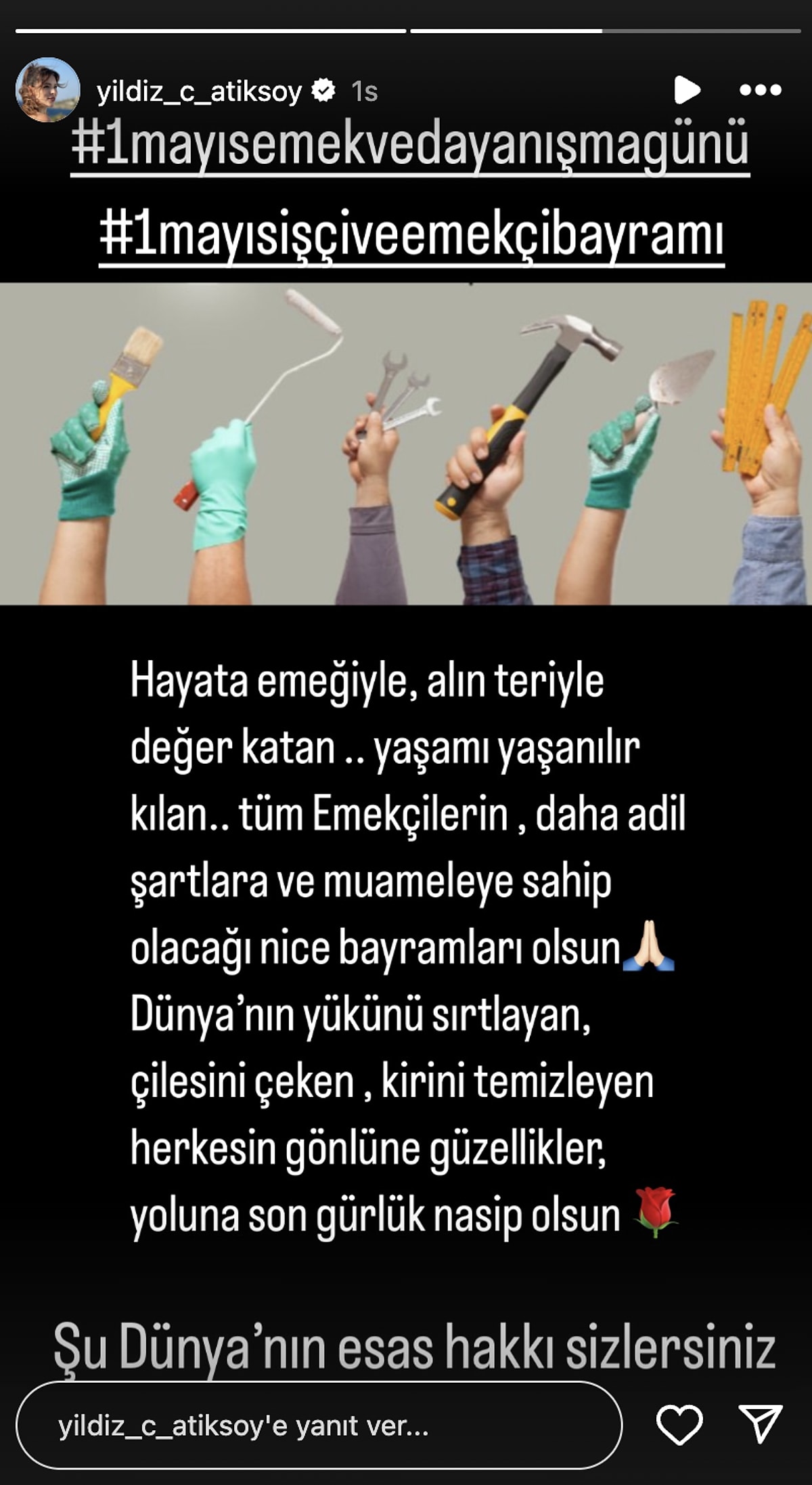 Yıldız Çağrı Atiksoy 1 mayıs